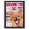 Dogmopolitan Pink Personalised Magazine Cover